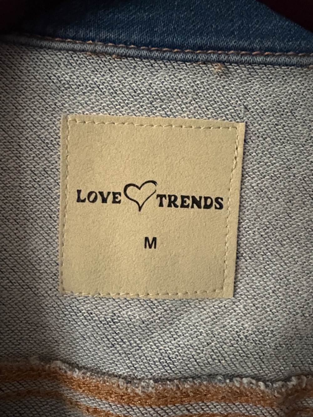 Love Trends Sleeveless Denim Romper with Notch Collar - Picture 4 of 6